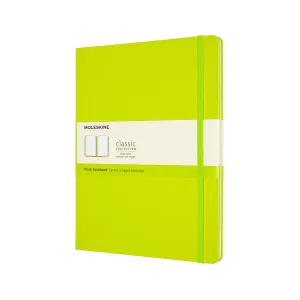 Classic Extra Large Hard Cover Notebook Lemon Green