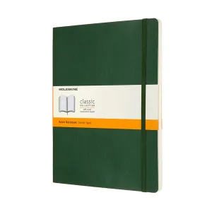 Classic Extra Large Soft Cover Notebook Myrtle Green