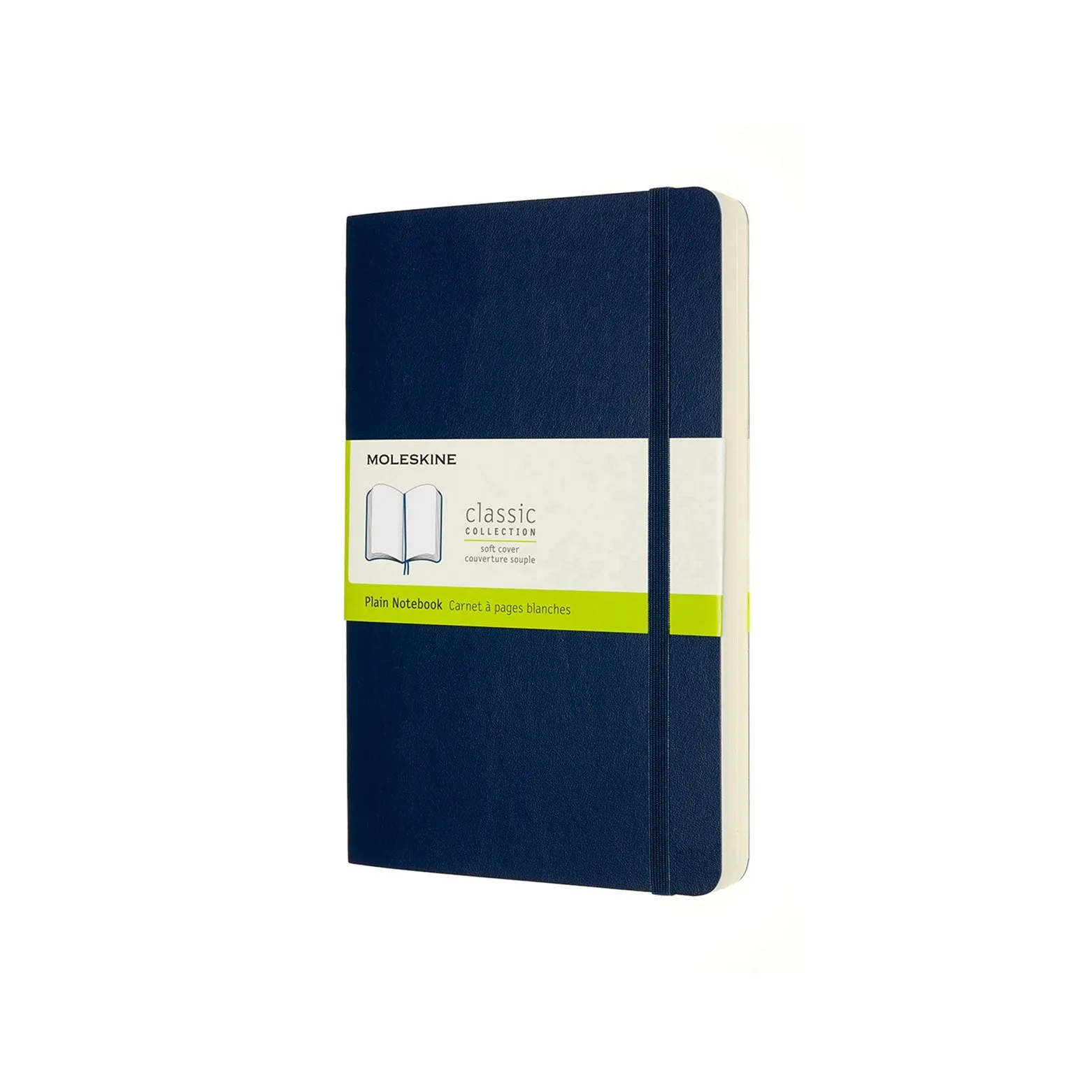 Classic Large Soft Cover Expanded Notebook Sapphire Blue