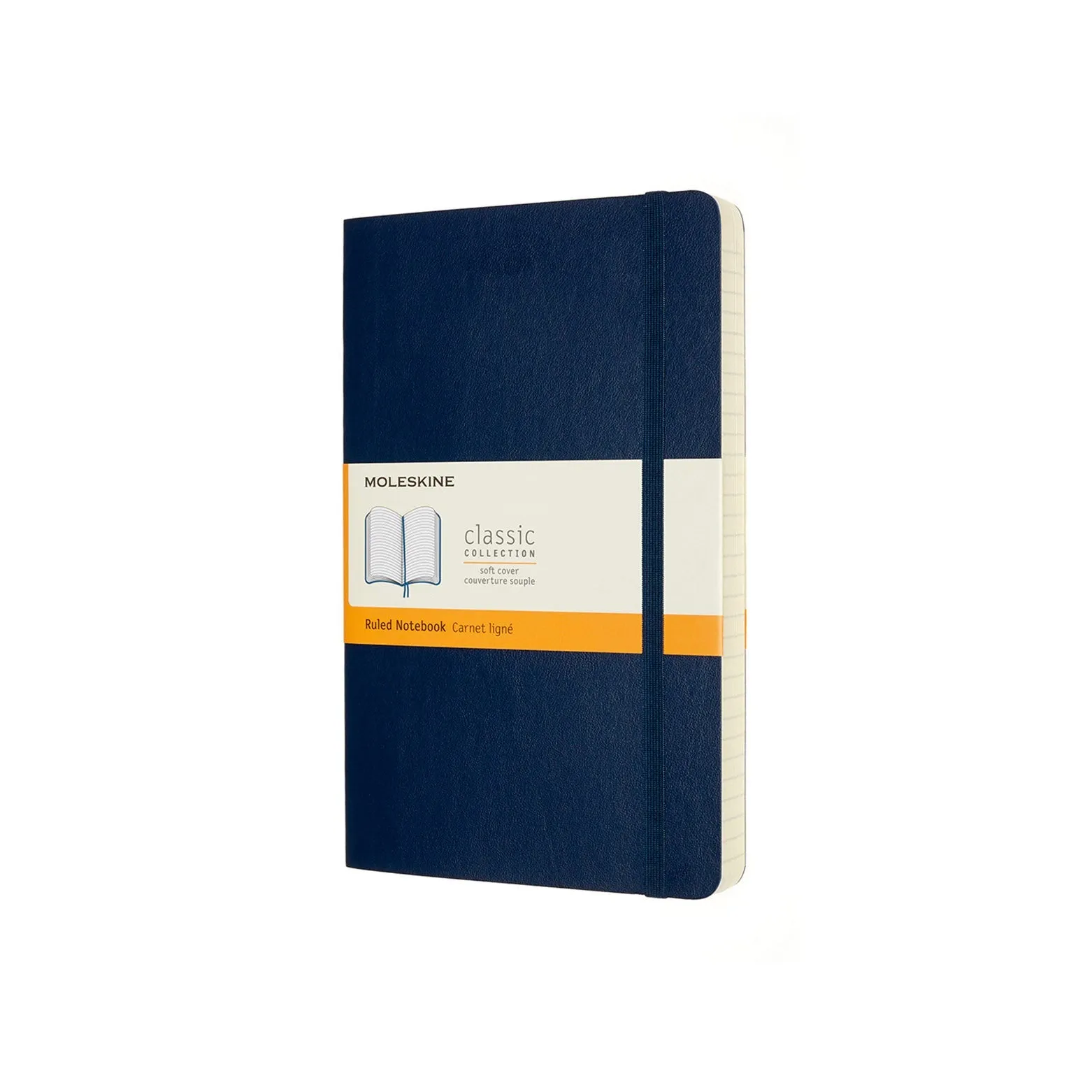 Classic Large Soft Cover Expanded Notebook Sapphire Blue
