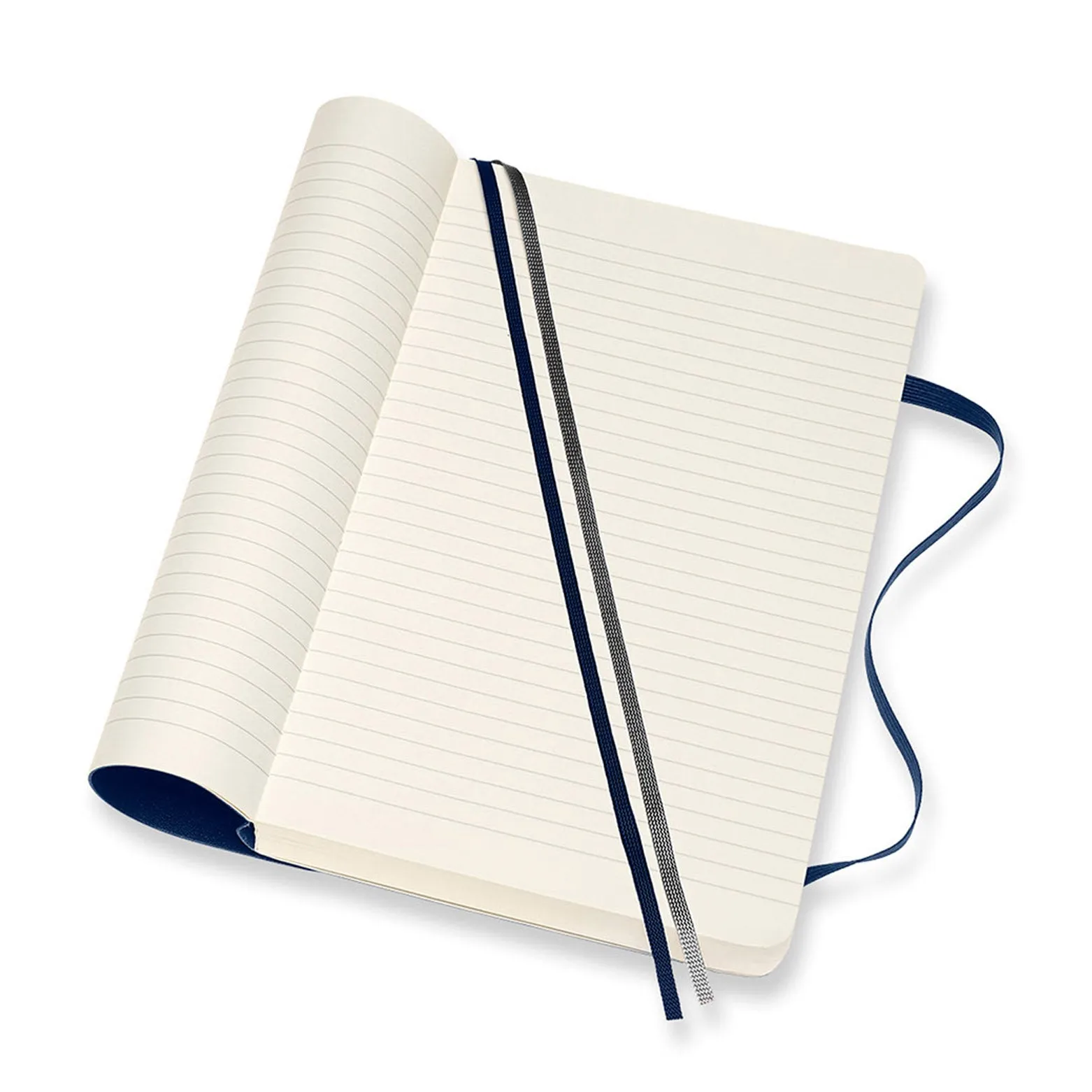 Classic Large Soft Cover Expanded Notebook Sapphire Blue