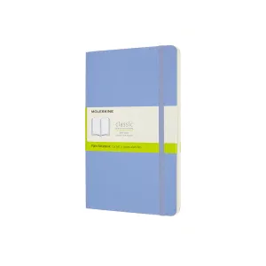 Classic Large Soft Cover Notebook Hydrangea Blue