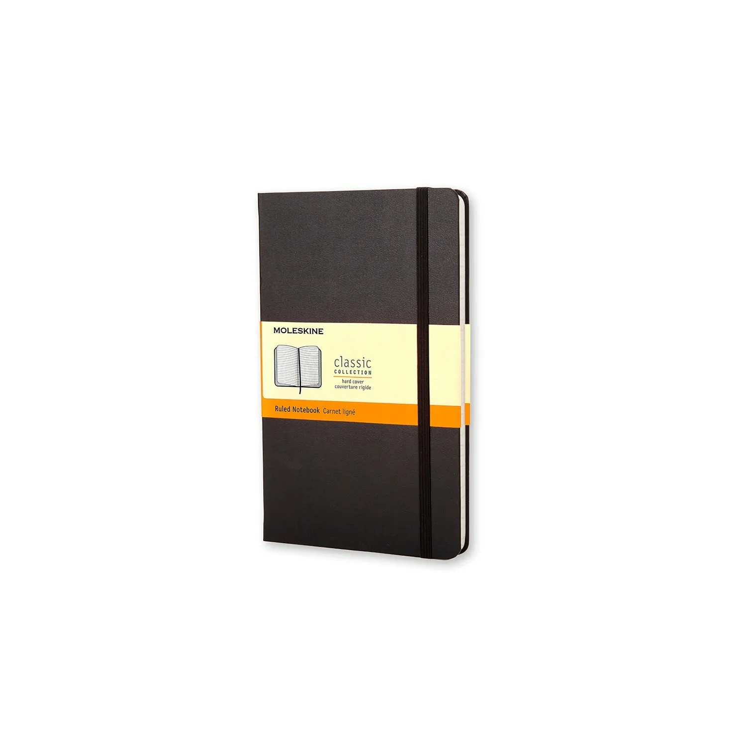 Classic Pocket Hard Cover Notebook Black