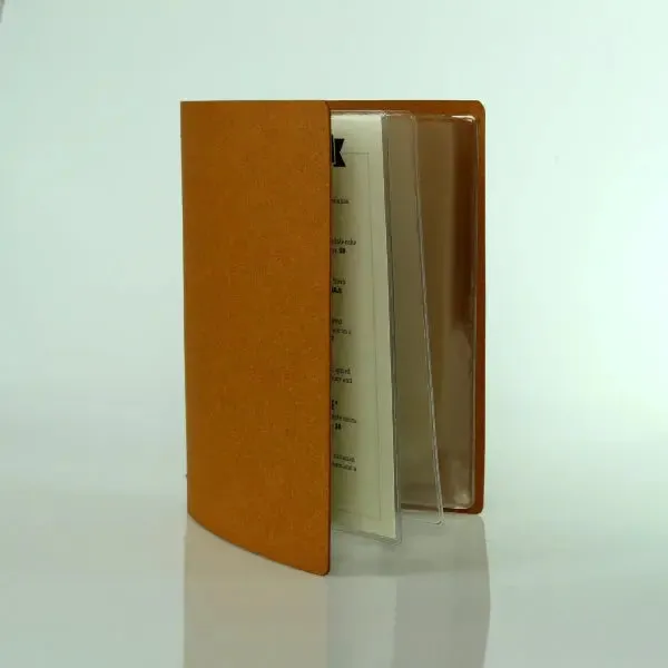 Clear menu pockets all sizes