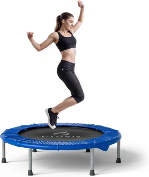 CLORIS 36'' Foldable Fitness Trampoline - Max Load 170lbs, Rebounder Indoor/Outdoor Fitness Body Exercise