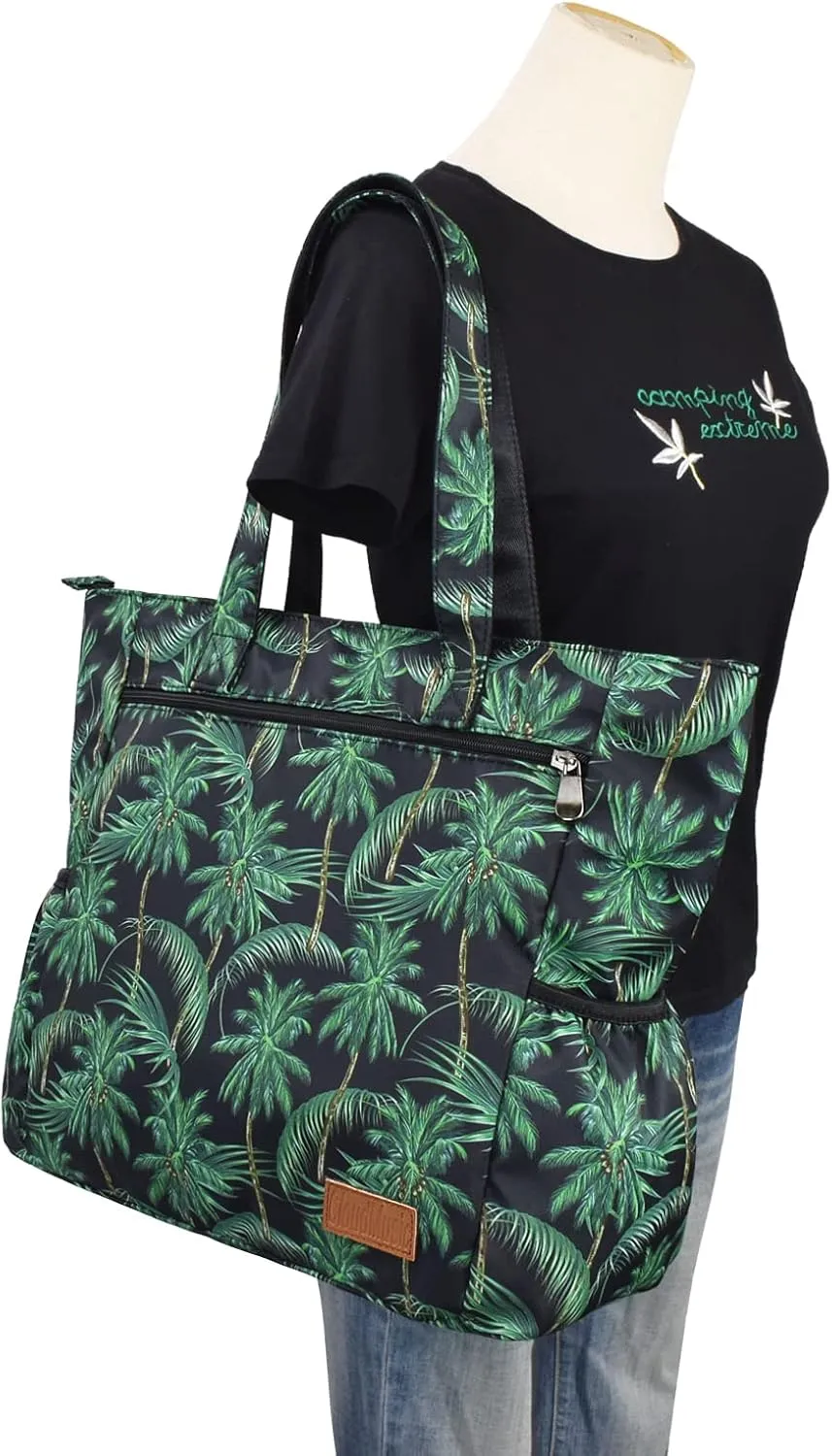 CLOUDMUSIC Shoulder Tote Bag For Nurses Teachers Work Gym Travel Beach Women With Large Capacity Waterproof