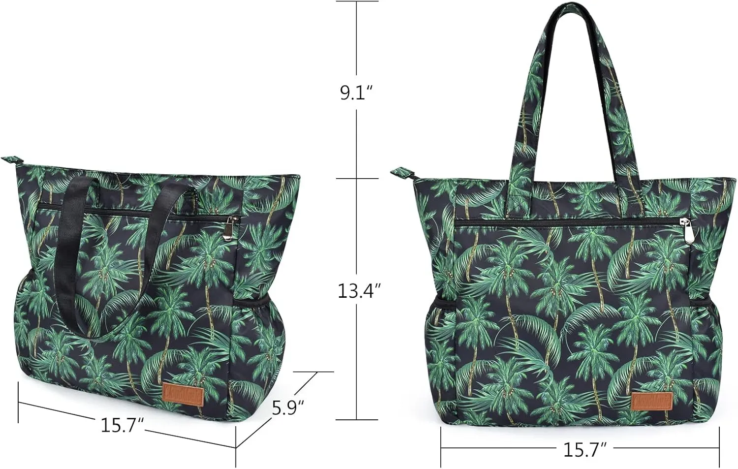 CLOUDMUSIC Shoulder Tote Bag For Nurses Teachers Work Gym Travel Beach Women With Large Capacity Waterproof
