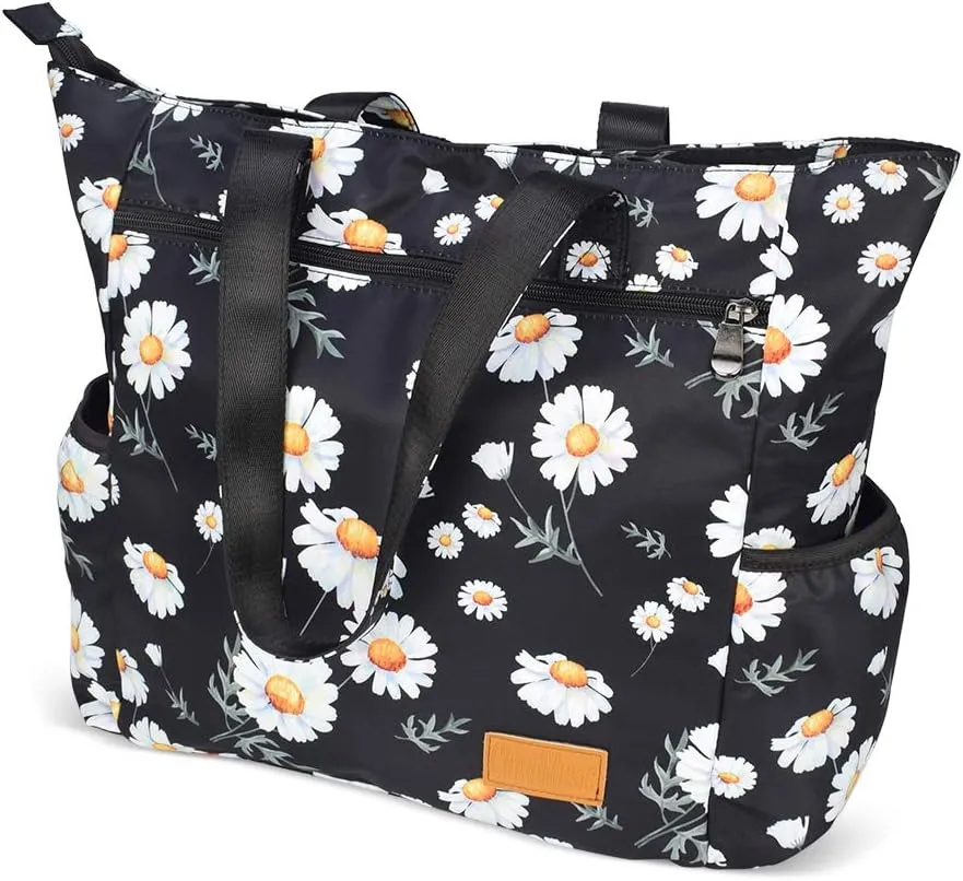 CLOUDMUSIC Shoulder Tote Bag For Nurses Teachers Work Gym Travel Beach Women With Large Capacity Waterproof