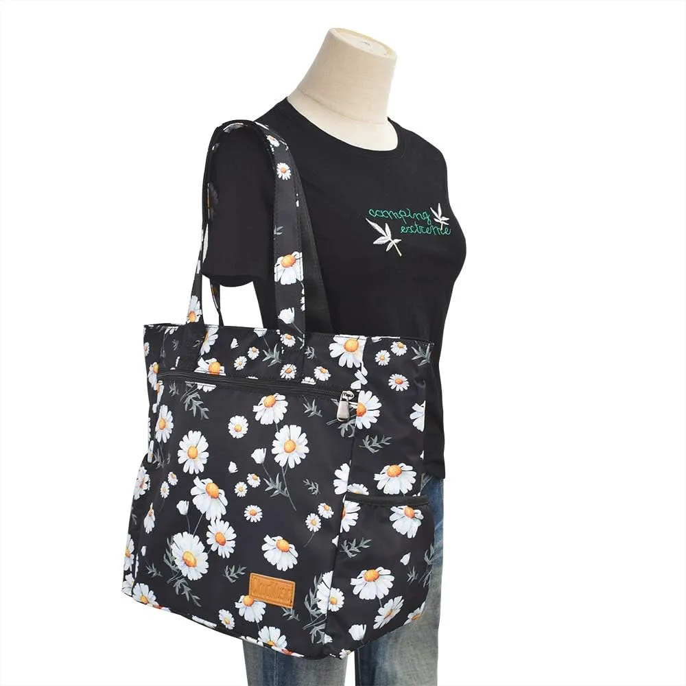 CLOUDMUSIC Shoulder Tote Bag For Nurses Teachers Work Gym Travel Beach Women With Large Capacity Waterproof