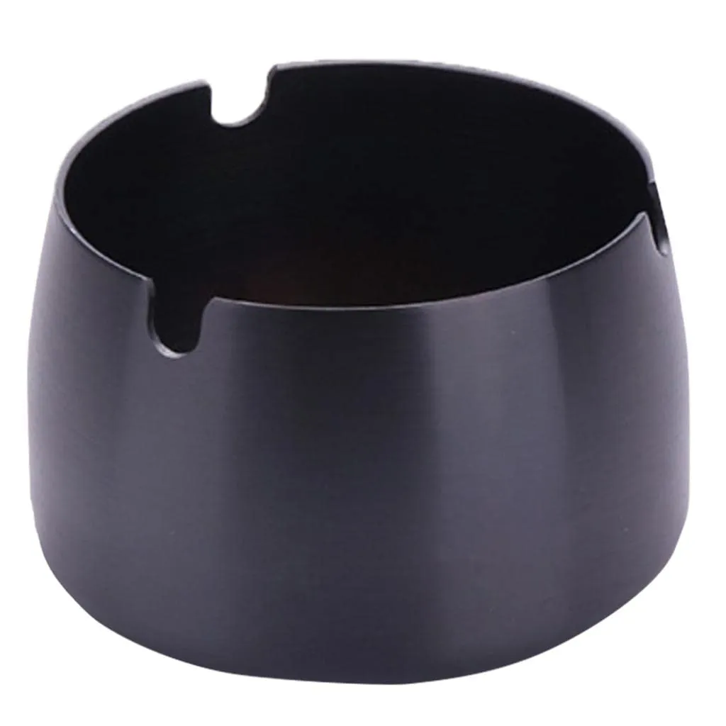 CLUB BOLLYWOOD® Windproof Ashtray Stainless Steel Cigar Ash Tray for Home Office Black S|Home & Garden | Kitchen, Dining & Bar | Kitchen Tools & Gadgets | Cooking Utensils|1 Piece Ashtray