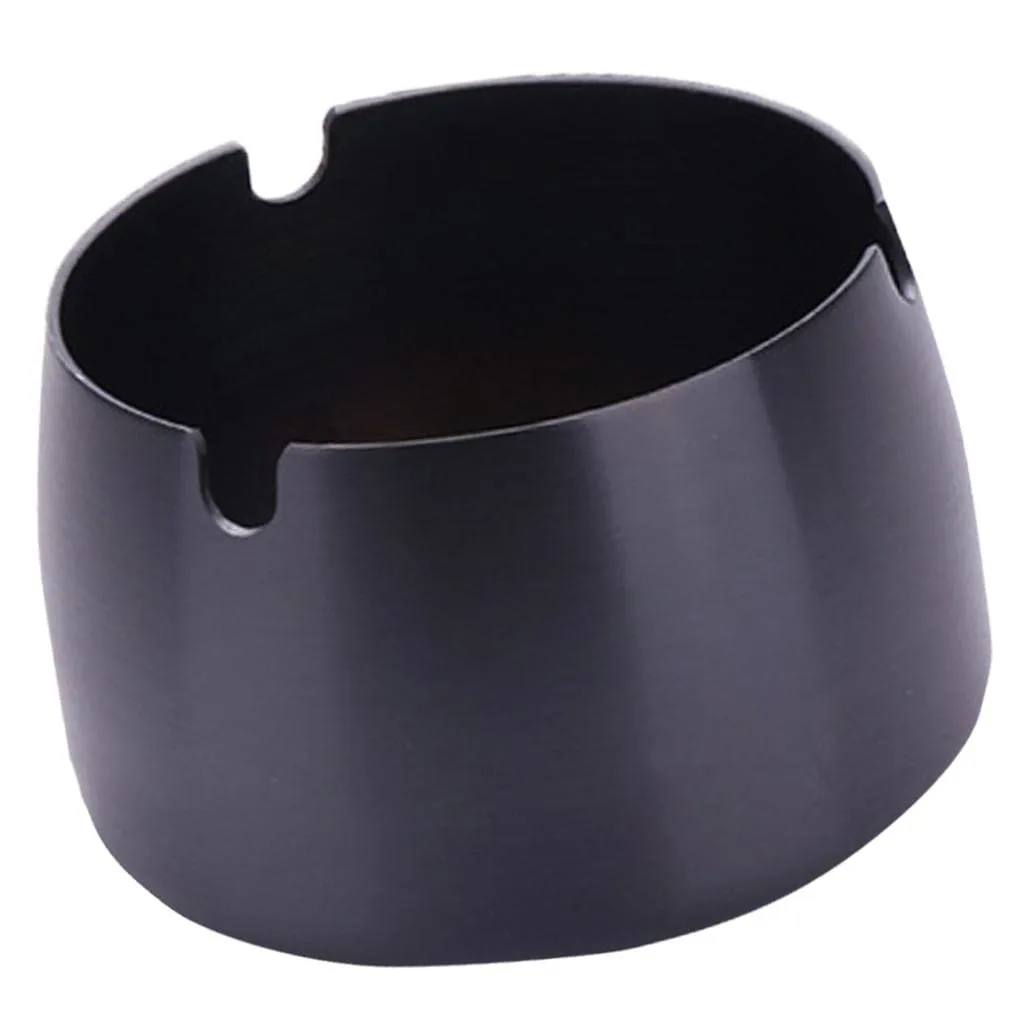 CLUB BOLLYWOOD® Windproof Ashtray Stainless Steel Cigar Ash Tray for Home Office Black S|Home & Garden | Kitchen, Dining & Bar | Kitchen Tools & Gadgets | Cooking Utensils|1 Piece Ashtray