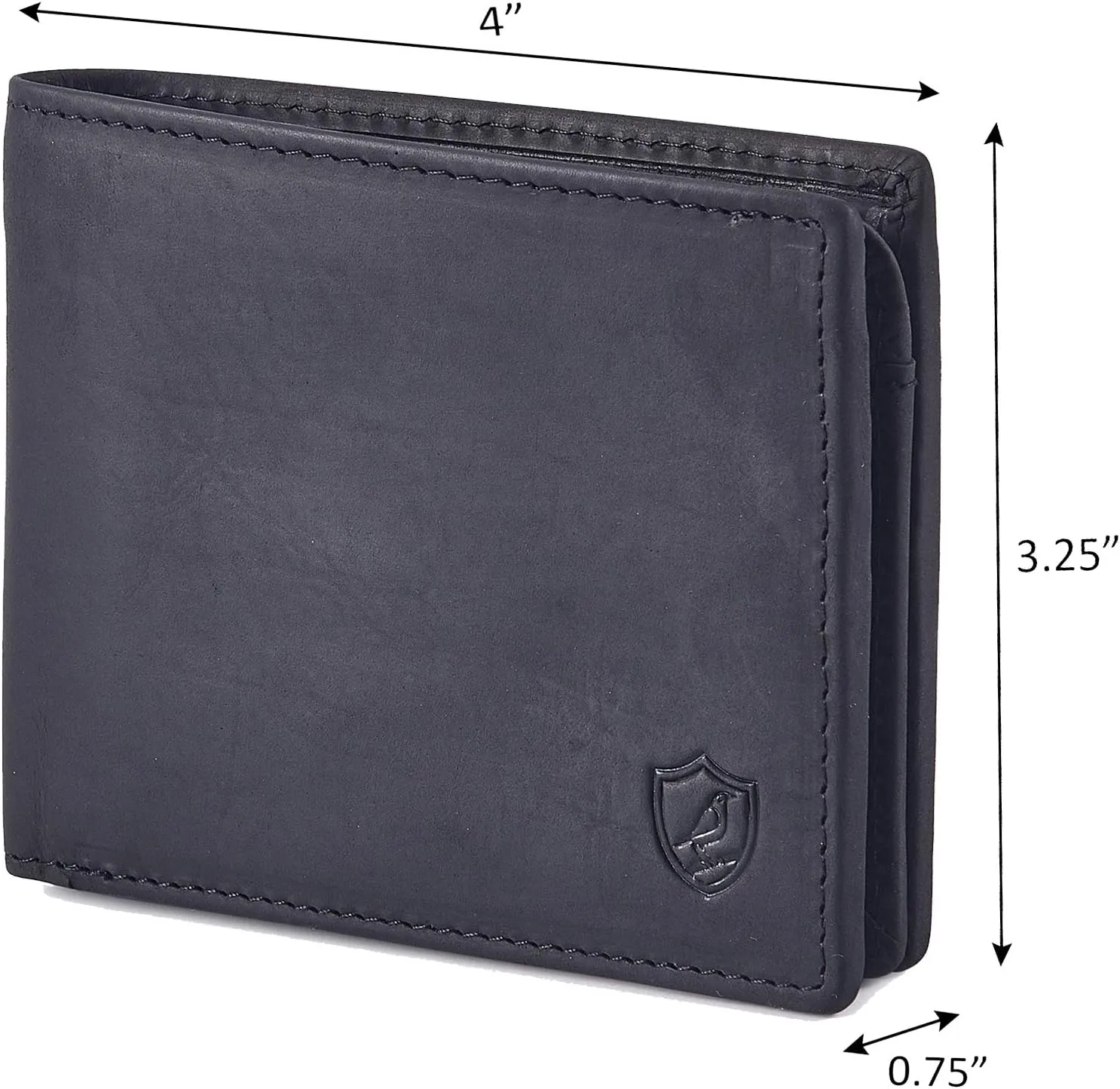 Cochoa Wallet for Men's RFID Blocking Real Leather Bifold Stylish 2 ID Window in Gift Box