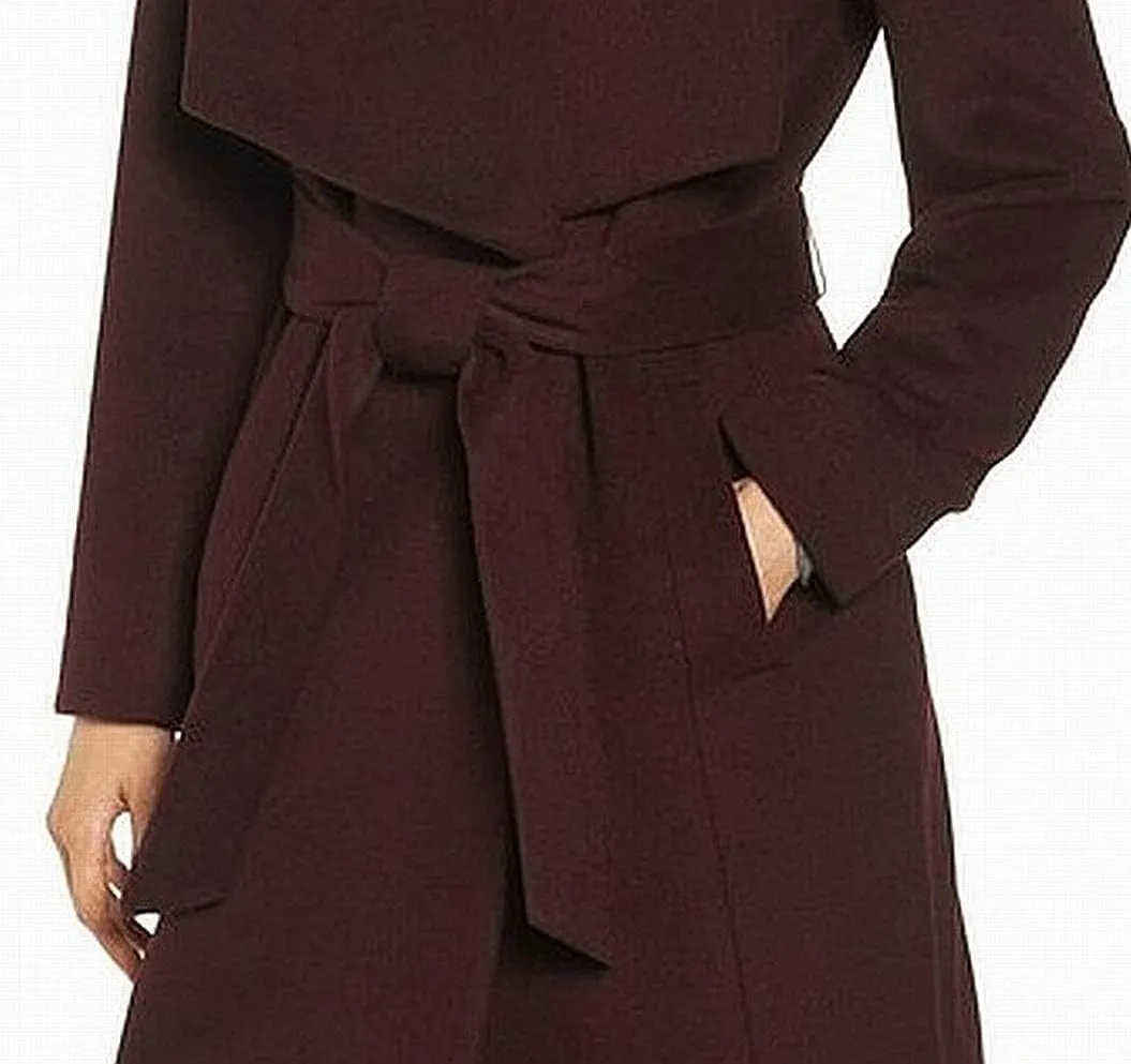 Cole Haan womens Belted Wool Classically Elegant Coat for Year-round Style (Standard and Plus Size