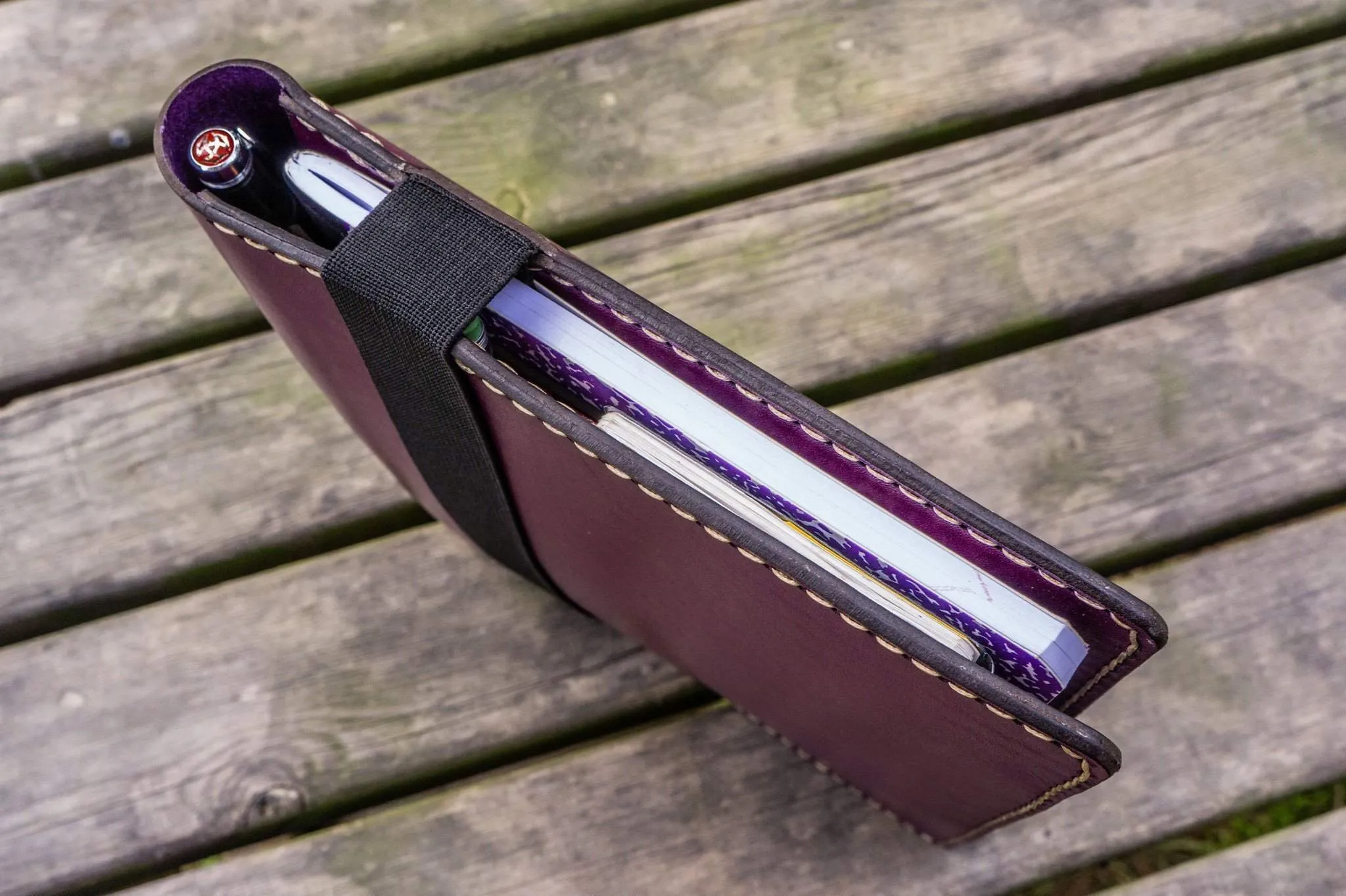 Composition Notebook Cover With iPad Air/Pro Pocket - Purple