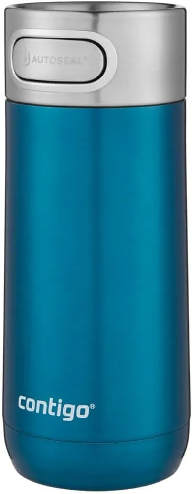 Contigo Luxe Autoseal Travel Mug, Stainless Steel Thermal Mug, Vacuum Flask, Leakproof Tumbler, Dishwasher Safe, Coffee Mug with BPA Free Easy-Clean Lid, 360 ml