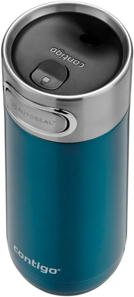 Contigo Luxe Autoseal Travel Mug, Stainless Steel Thermal Mug, Vacuum Flask, Leakproof Tumbler, Dishwasher Safe, Coffee Mug with BPA Free Easy-Clean Lid, 360 ml