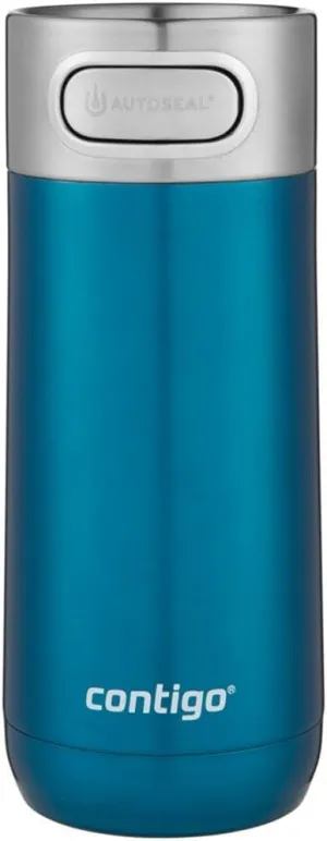 Contigo Luxe Autoseal Travel Mug, Stainless Steel Thermal Mug, Vacuum Flask, Leakproof Tumbler, Dishwasher Safe, Coffee Mug with BPA Free Easy-Clean Lid, 360 ml