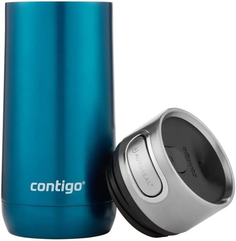 Contigo Luxe Autoseal Travel Mug, Stainless Steel Thermal Mug, Vacuum Flask, Leakproof Tumbler, Dishwasher Safe, Coffee Mug with BPA Free Easy-Clean Lid, 360 ml