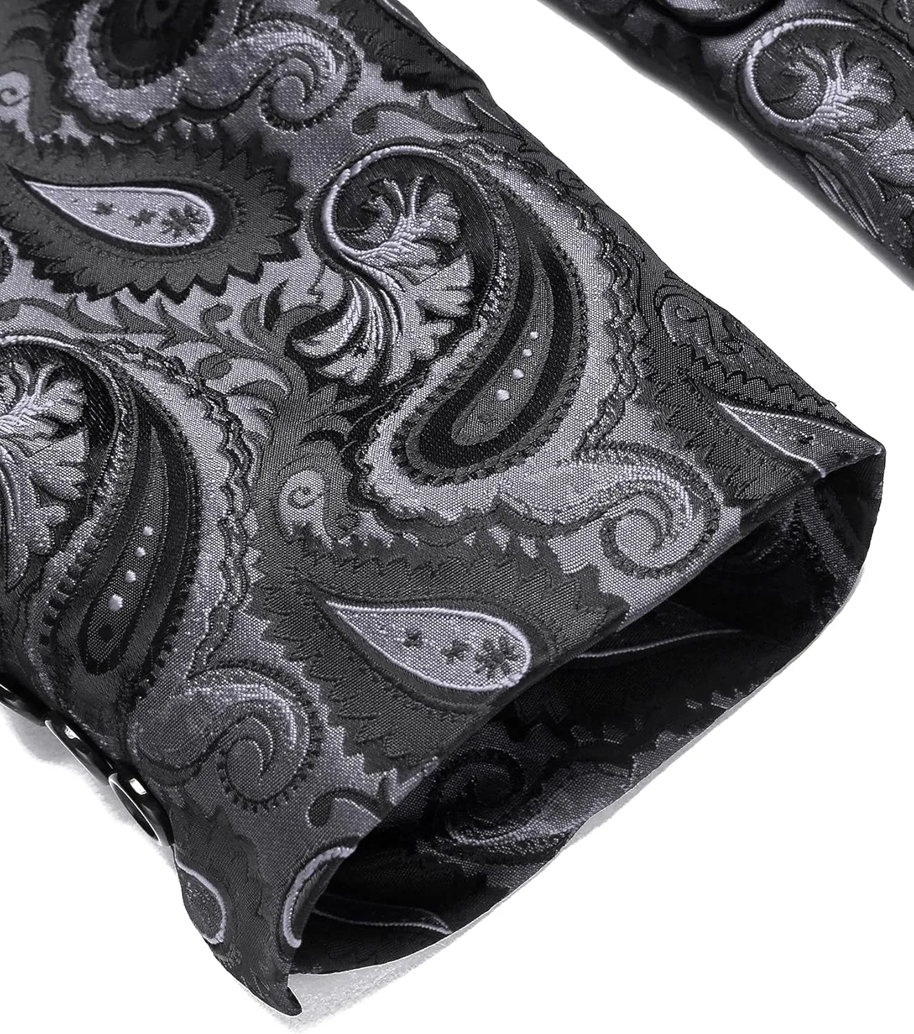 COOFANDY Mens Floral Tuxedo Jacket Paisley Shawl Lapel Suit Blazer Jacket for Dinner,Prom,Wedding