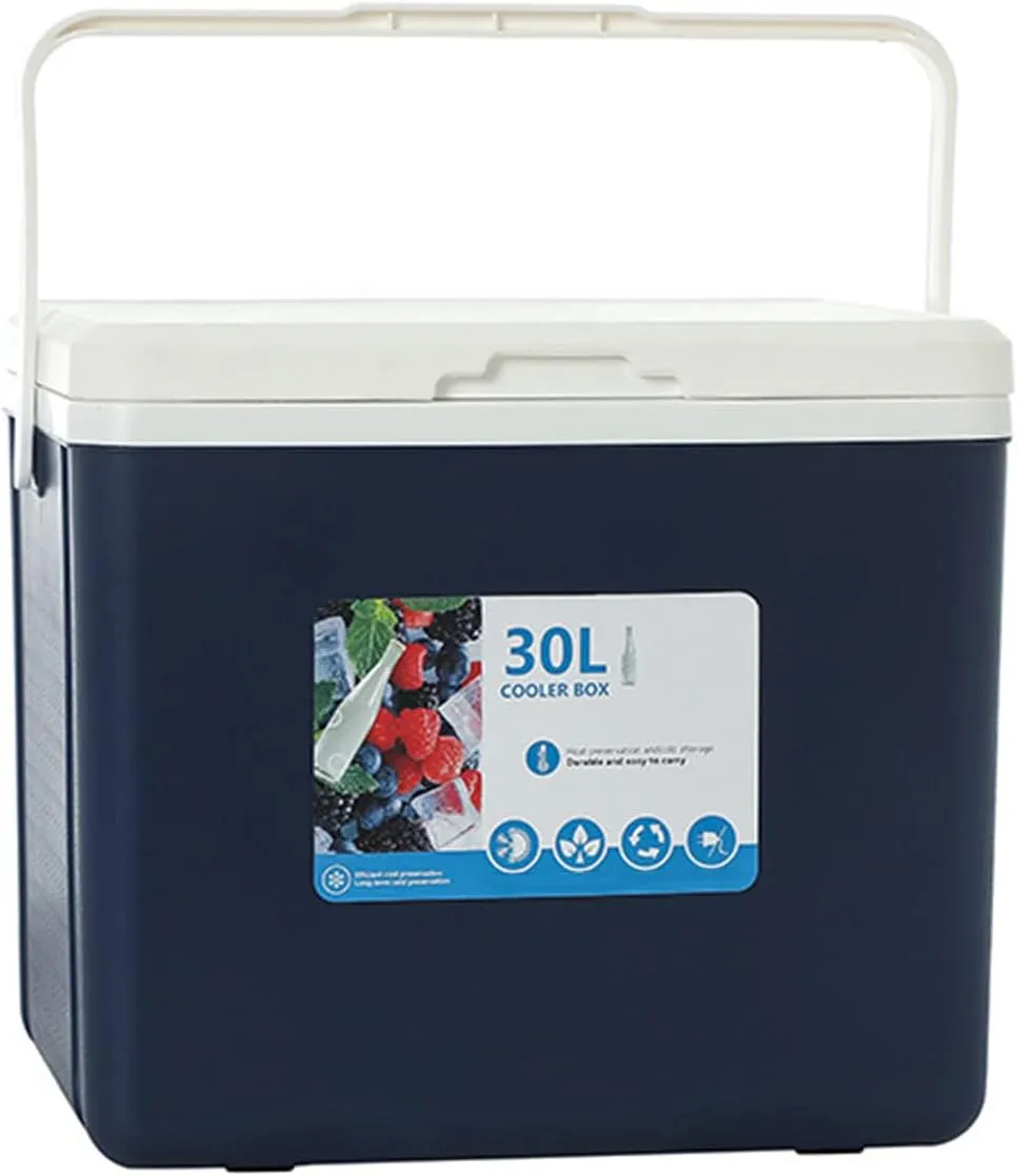 Cooler for Plymouth Barracuda/Belvedere/Deluxe/Duster/Fury/GTX/Satellite Insulated Hard Ice Box Large High-Performance Storage Box Portable Cool Picnic Box,B-38 * 30.5 * 34.5cm