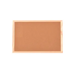 Corkboard with Wooden Frame 600mm x 1200mm