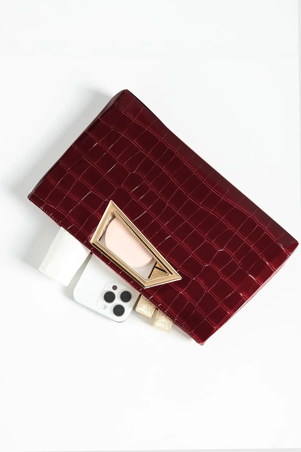 Coucoland Clutch Purse for Women - Evening Bags PU Leather Glitter Fashion Purse Handbag for Wedding Party Daily