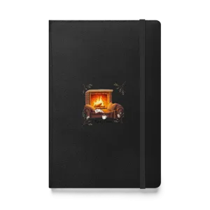 Cozy Fire-Themed Hardcover Notebook