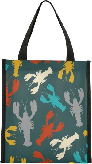 Crayfish Sea Animal Lunch Bag Insulated Lunch Tote Bag Cooler Bags Reusable Lunch Box M