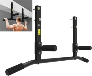 Cross Beam Wall-Mounted, Multi-Purpose Aerobic Strength Training Fitness Equipment, Easy to Install, Stable and Durable, 2 Styles (Style1 Steel)