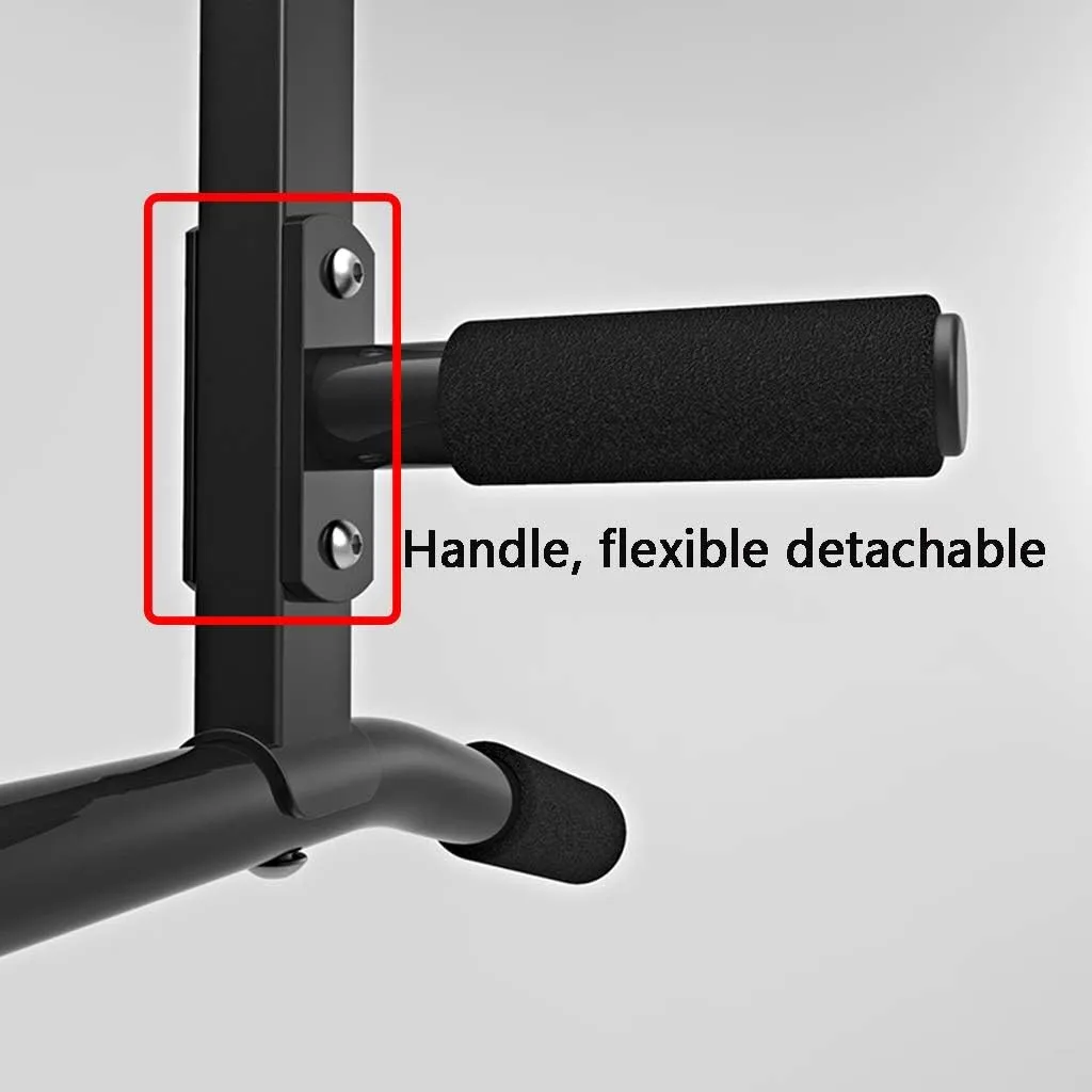 Cross Beam Wall-Mounted, Multi-Purpose Aerobic Strength Training Fitness Equipment, Easy to Install, Stable and Durable, 2 Styles (Style1 Steel)