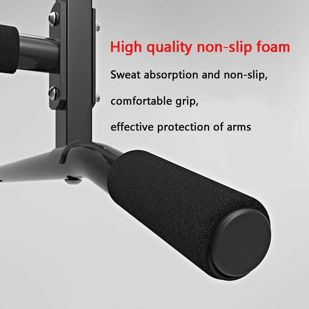 Cross Beam Wall-Mounted, Multi-Purpose Aerobic Strength Training Fitness Equipment, Easy to Install, Stable and Durable, 2 Styles (Style1 Steel)