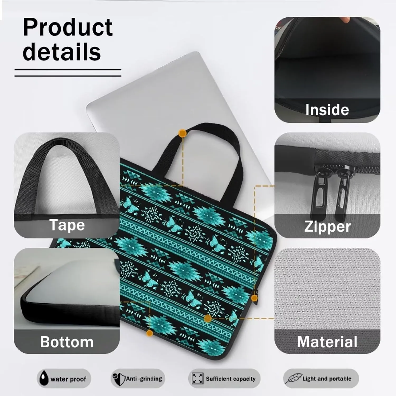 Cute Laptop Bag 15.6 Inch for Boys Girls,14inch Laptop Case Laptop Tote Bag Gifts for Men Women
