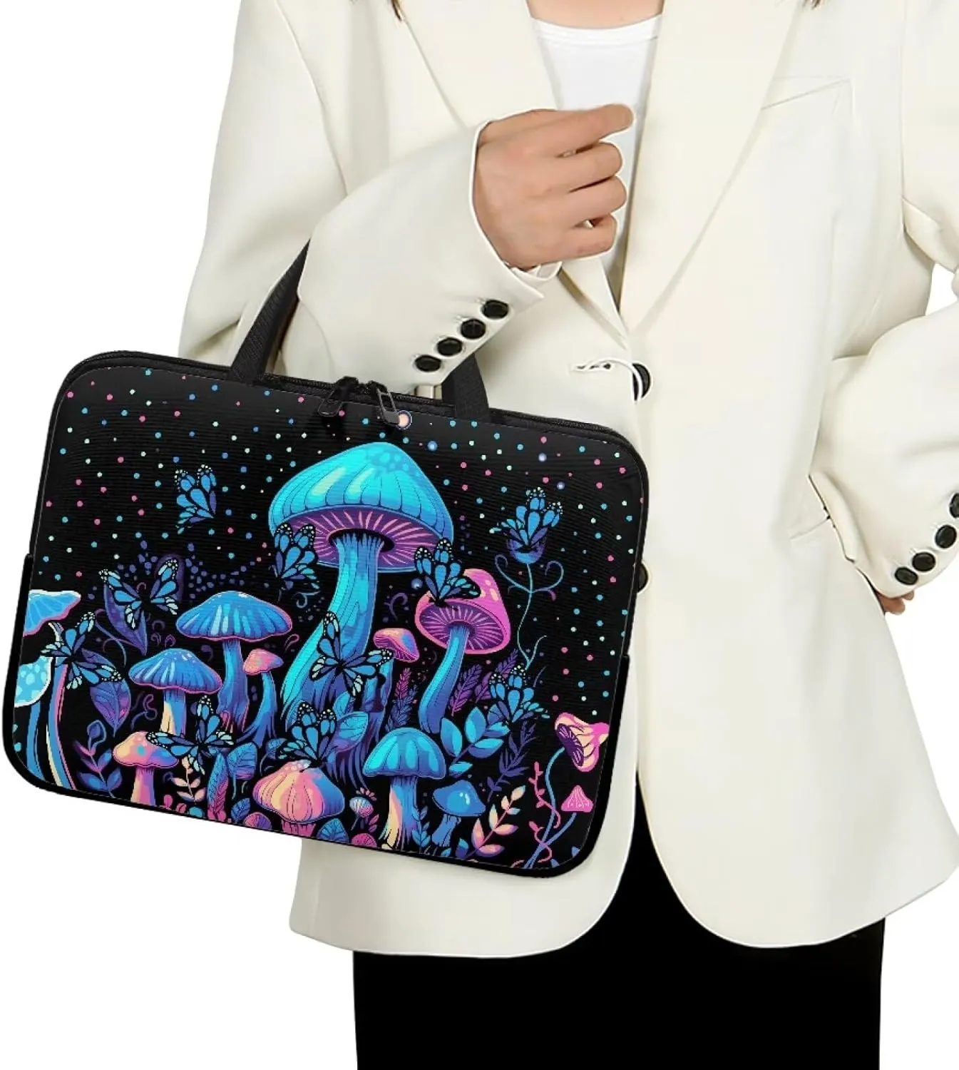 Cute Laptop Tote Bag Women,Messenger Bag Laptop Sleeve Case Bag for 12 In 13In 15In 17In Laptop Bag for Men