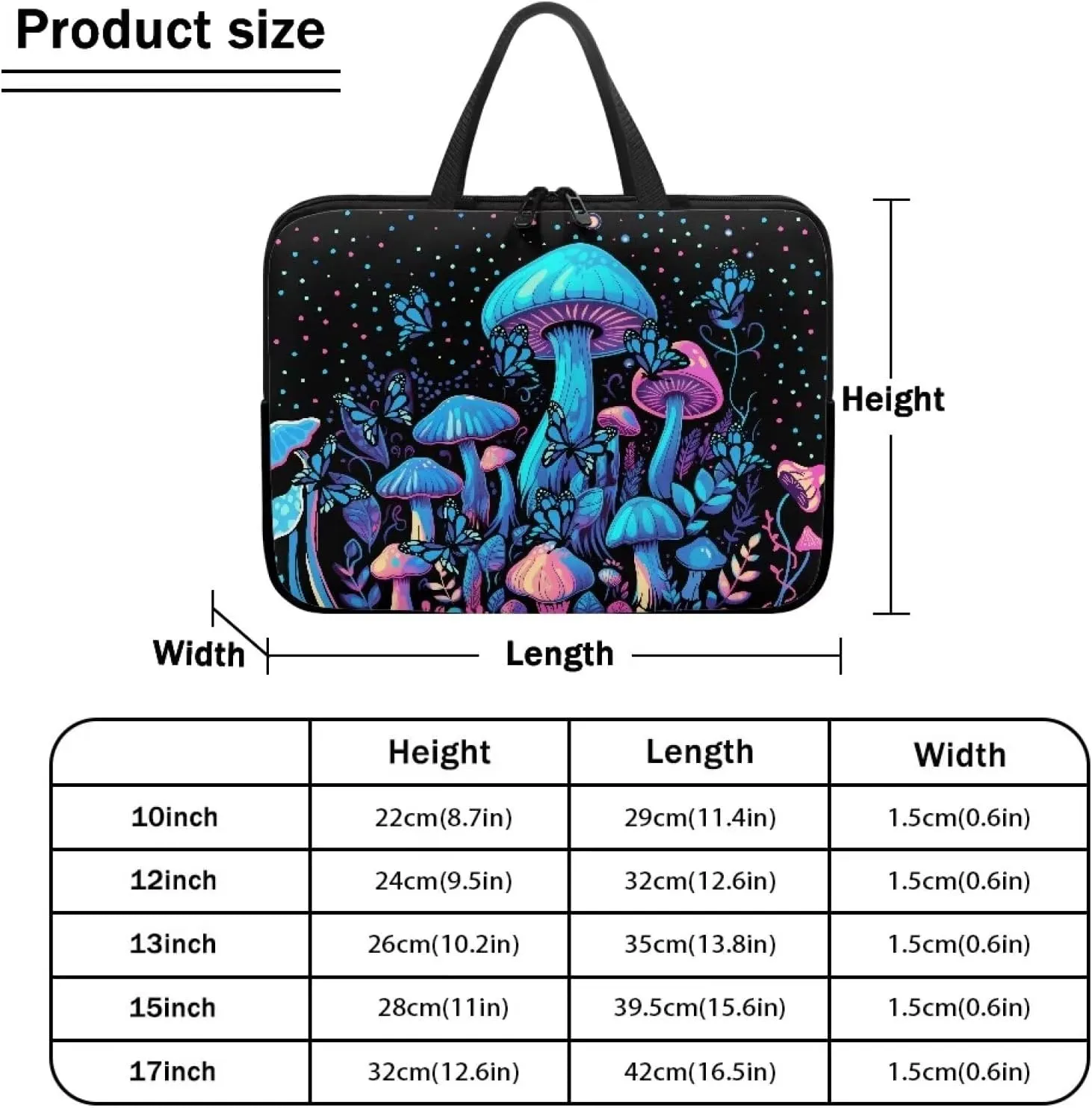 Cute Laptop Tote Bag Women,Messenger Bag Laptop Sleeve Case Bag for 12 In 13In 15In 17In Laptop Bag for Men