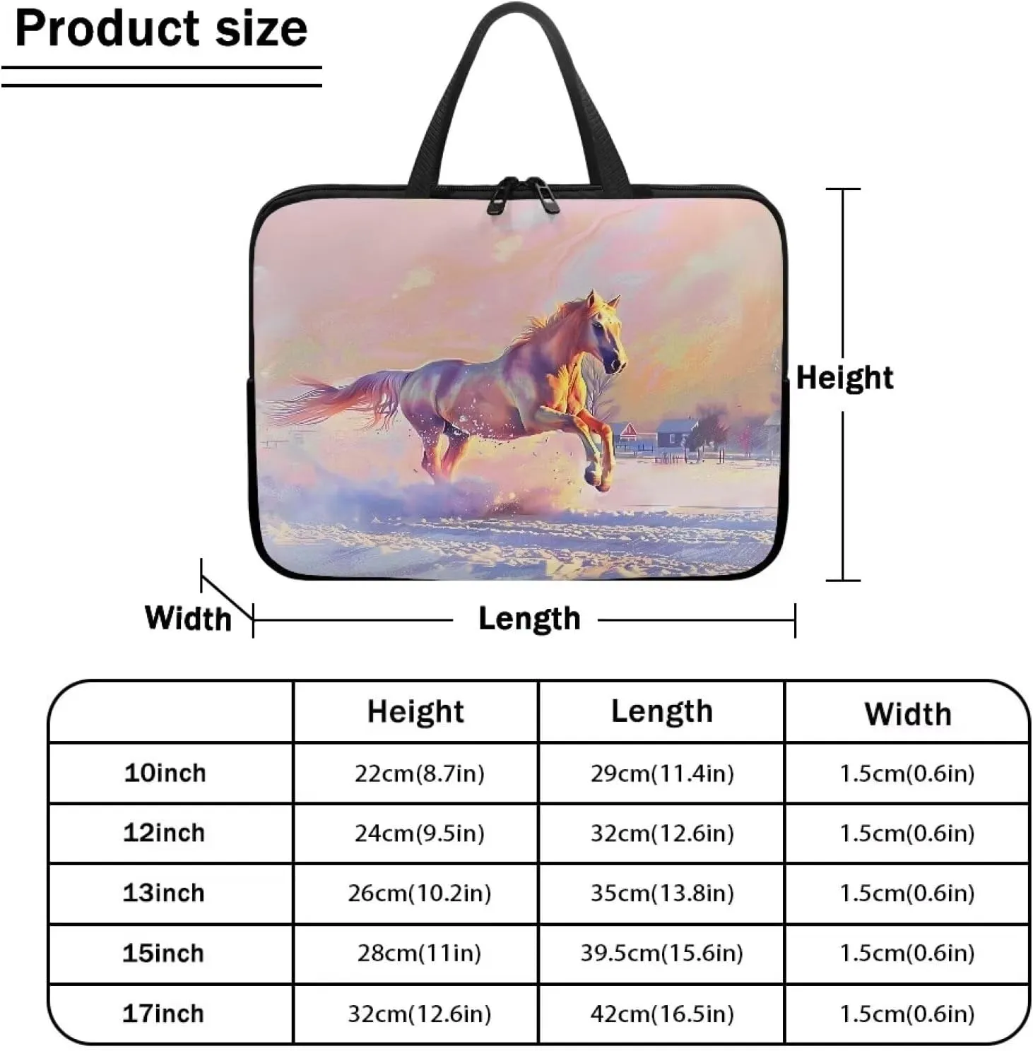 Cute Laptop Tote Bag Women,Messenger Bag Laptop Sleeve Case Bag for 12 In 13In 15In 17In Laptop Bag for Men