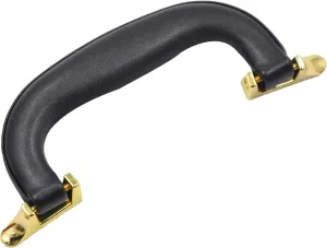 CynKen 1 Pieces PU Leather Handle for Guitar Musical Box Handbags Gift Boxes Wine Boxes Luggage Toolbox Trolley Instrument Case Black Gold