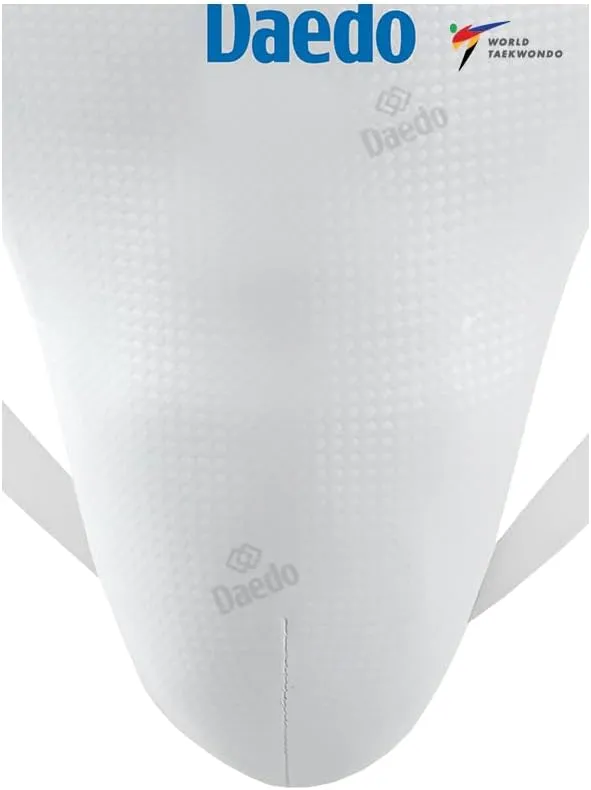 DAEDO Taekwondo Groin Guard Male, WT Recognized, Durable Protection for International Competitions, Sizes: XS to XL
