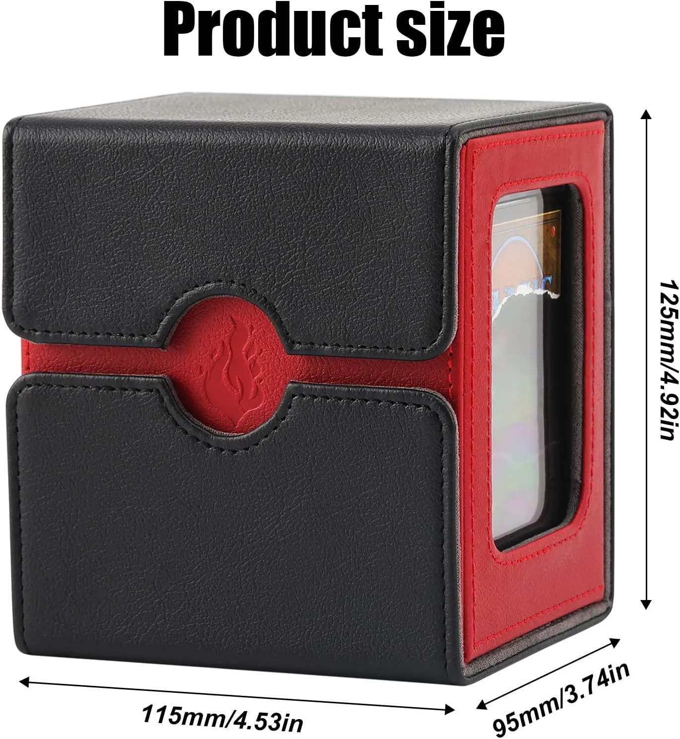 DaMohony Ultimate Guard Deck Case with Microfiber Lining Deck Storage Box for 200  Sleeved Magic Card