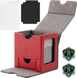 DaMohony Ultimate Guard Deck Case with Microfiber Lining Deck Storage Box for 200  Sleeved Magic Card