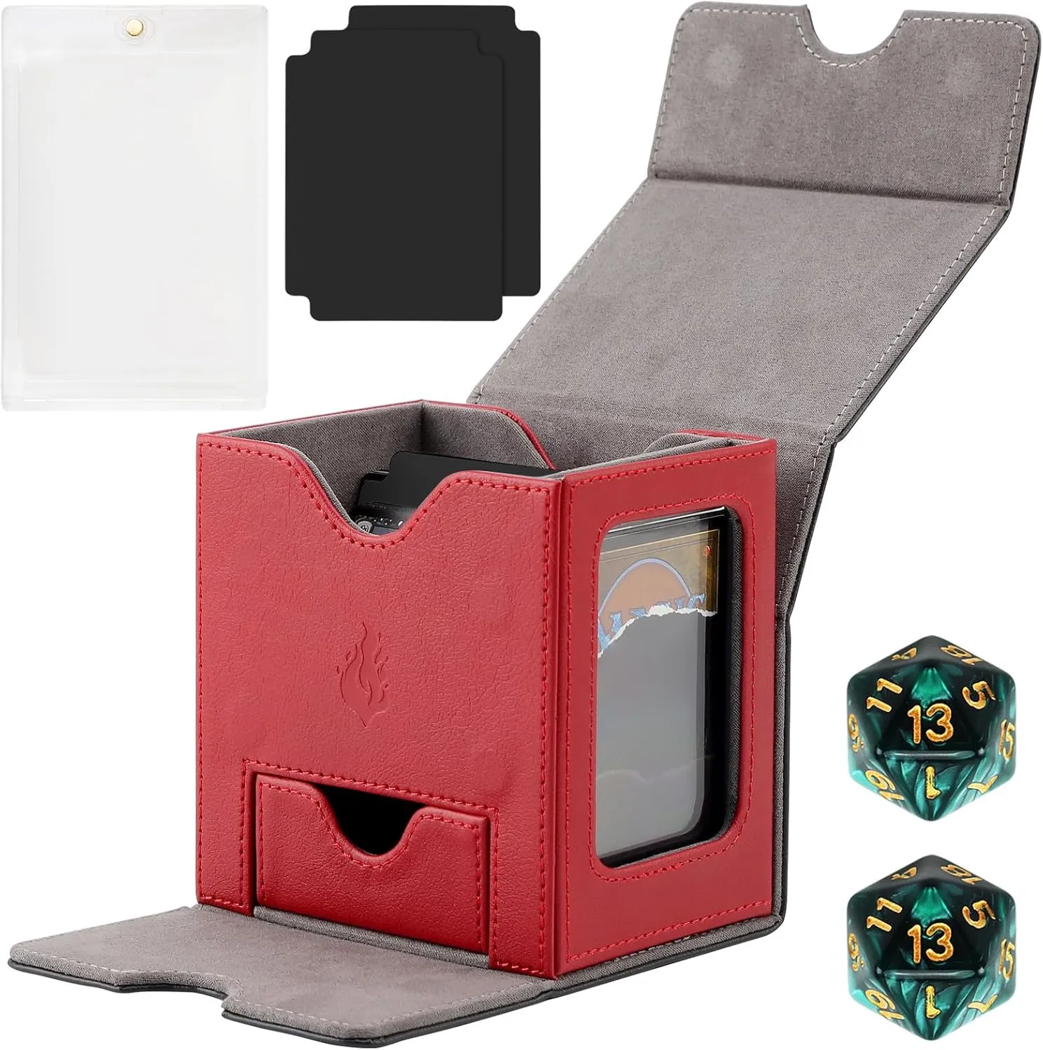 DaMohony Ultimate Guard Deck Case with Microfiber Lining Deck Storage Box for 200  Sleeved Magic Card