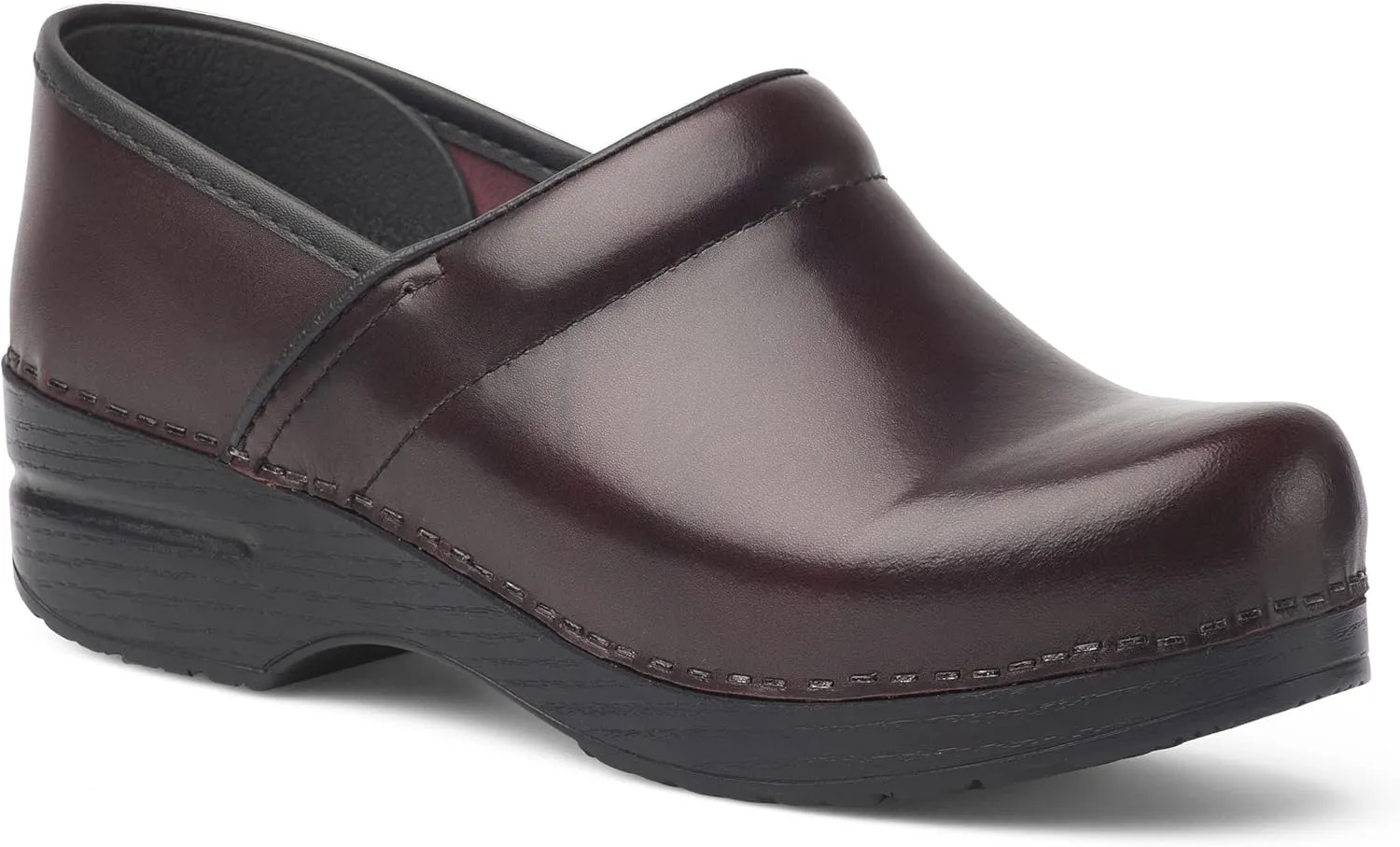 Dansko Women's Professional Pro Cabrio Leather Clog,Cordovan,41 EU / 10.5-11 B(M) US