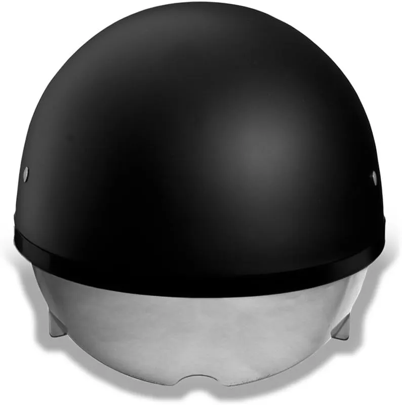 Daytona Helmets Half Skull Cap Motorcycle Helmet with Built-in Inner Shield, DOT Approved, Lightweight, Comfortable, and Durable Protection for Riders, Sleek Design, Fits and Styles