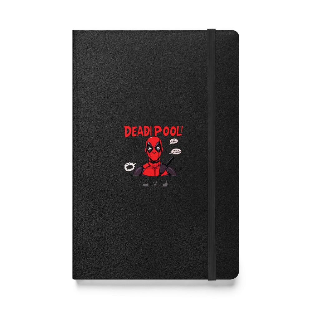 Deadpool Inspired Hardcover Notebook