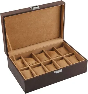 Delicate Texture Artificial Leather Watch Box Mechanical Watch Quartz Watch Storage Box Bracelet Jewelry Storage Storage Box Handmade Full Soft Watch Pillow Watch Box
