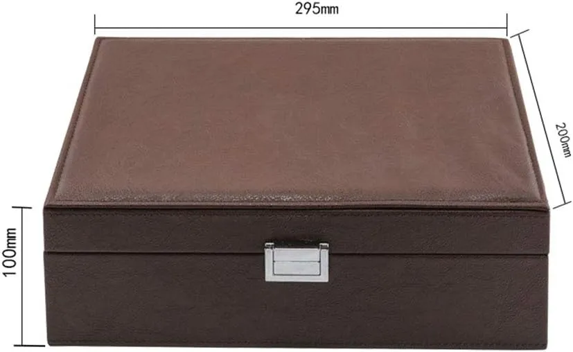 Delicate Texture Artificial Leather Watch Box Mechanical Watch Quartz Watch Storage Box Bracelet Jewelry Storage Storage Box Handmade Full Soft Watch Pillow Watch Box
