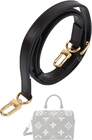 DGAZ Vachetta Leather Adjustable Crossbody Strap for Speedy Bag with Gift Box, Handmade Shoulder Strap