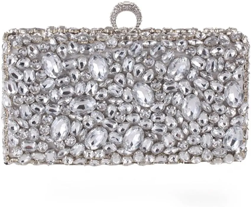 Diamond Chain Women's Handbag Horizontal Square Dinner Party Women's Bag