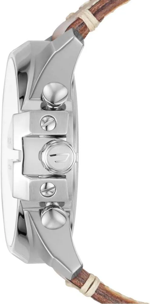 Diesel Mega Chief Stainless Steel Men's Watch with Analog or Digital Movement