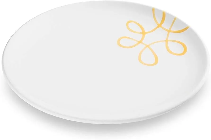 Dinner Plate Edition Cup, Pure Flamed Yellow, D: 9.8 inches, Handmade in Austria