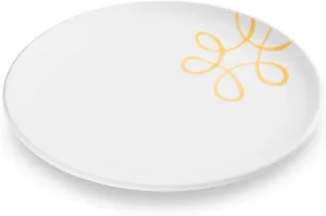 Dinner Plate Edition Cup, Pure Flamed Yellow, D: 9.8 inches, Handmade in Austria
